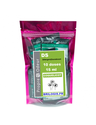 coquelicot Détergent surodorant 10 doses 15 ml