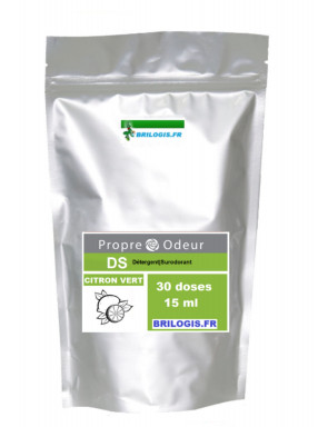 30 doses Citron vert détergent surodorant 15 ml