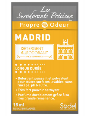 10 doses Madrid détergent surodorant 15 ml