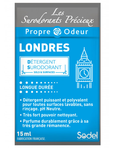 30 doses Londres détergent surodorant 15 ml