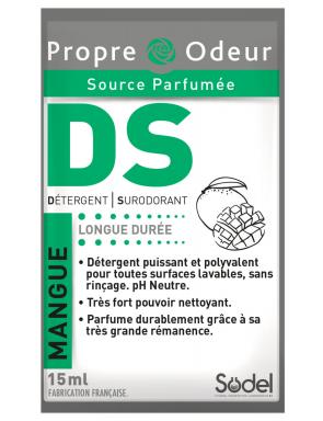 30 doses Mangue détergent surodorant 15 ml